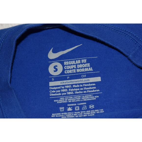 Nike Gym Shirt Workout Mens Size Small Florida Gators Football Chomp Blue - Picture 5 of 6